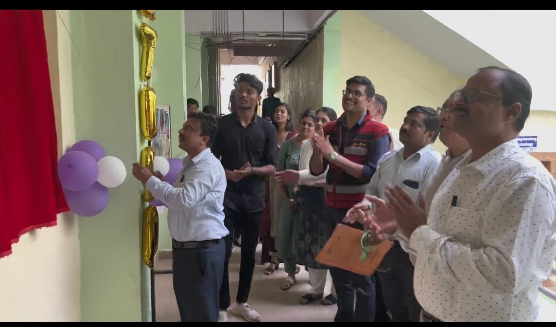 inauguration of art gallery by principle
